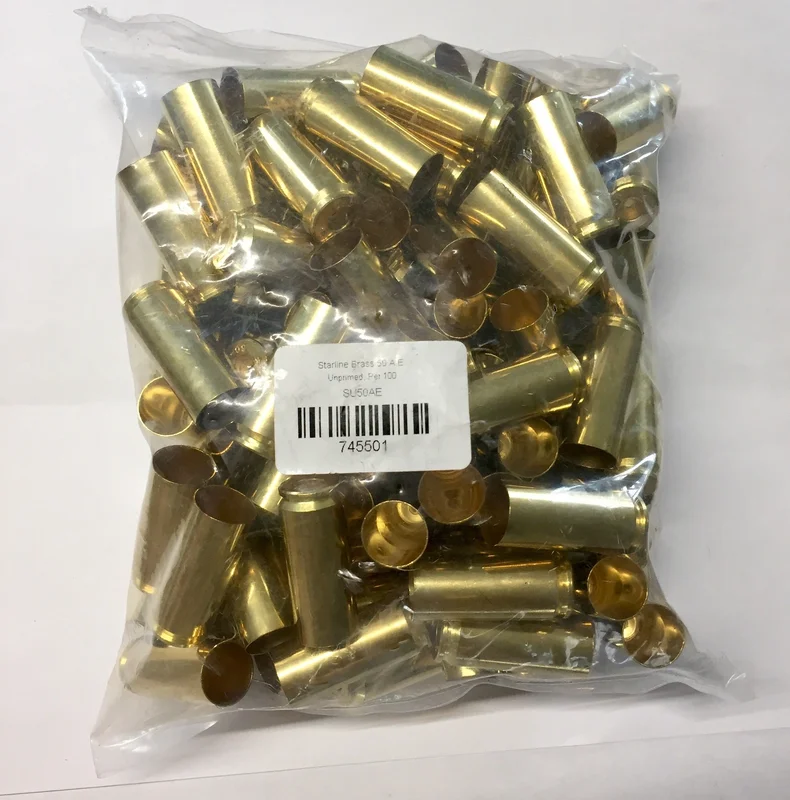 STARLINE 50 AE UNPRIMED BRASS 100CT