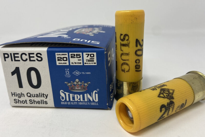 STERLING 20GA 2-3/4" 7/8OZ 1295FPS SLUGS 10RDS