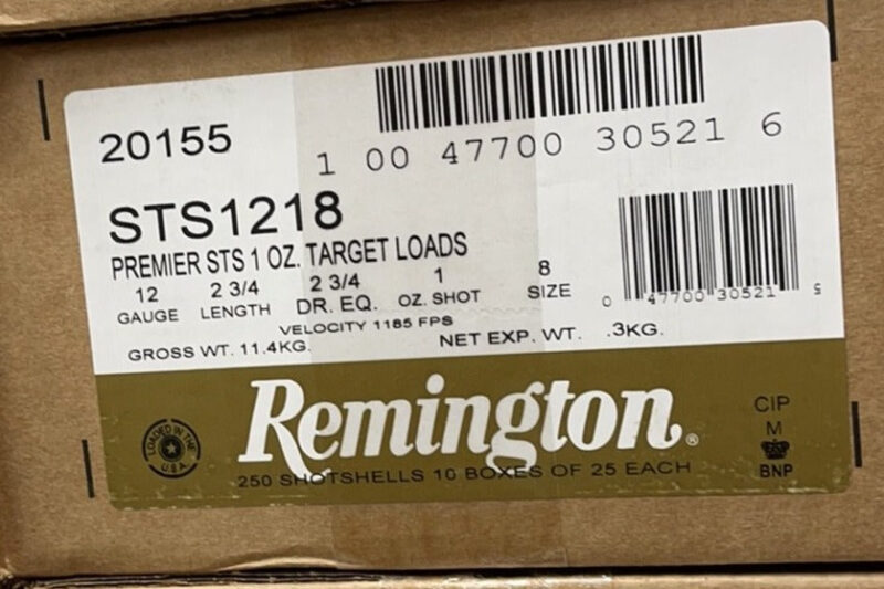 REMINGTON STS 12GA 2.75 1oz 1185 FPS #8