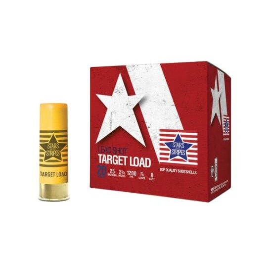S&S 20GA TARGET LOAD #8 AMMO 25RDS