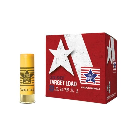 S&S 20GA TARGET LOAD #8 AMMO 25RDS