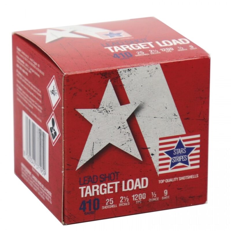 S&S 410GA 2.5" 1/2OZ 1200FPS #9 AMMO 25RDS