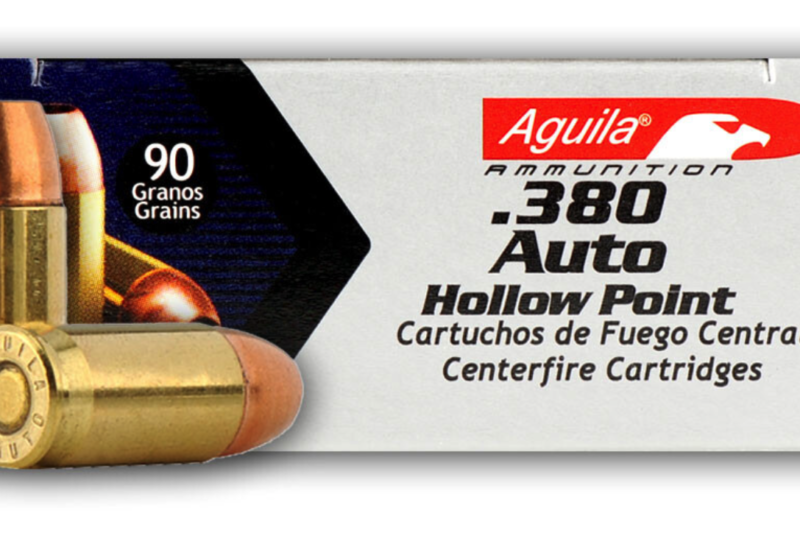 AGUILA 380 AUTO 90GR JHP AMMO 50CT