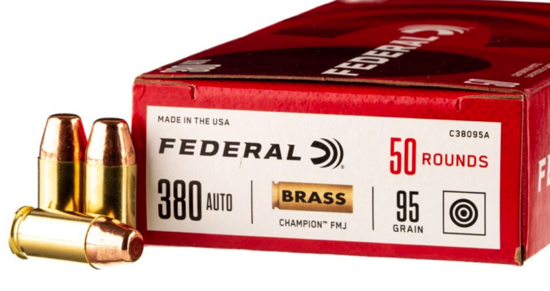 NORMA 380 ACP 95GR FMJ AMMO 50CT