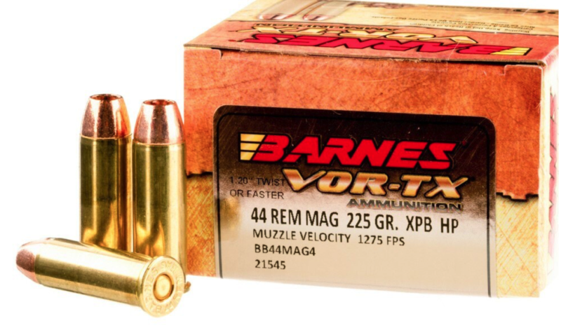 BARNES 44 REMINGTON MAG 225GR XPB HP AMMO 20CT