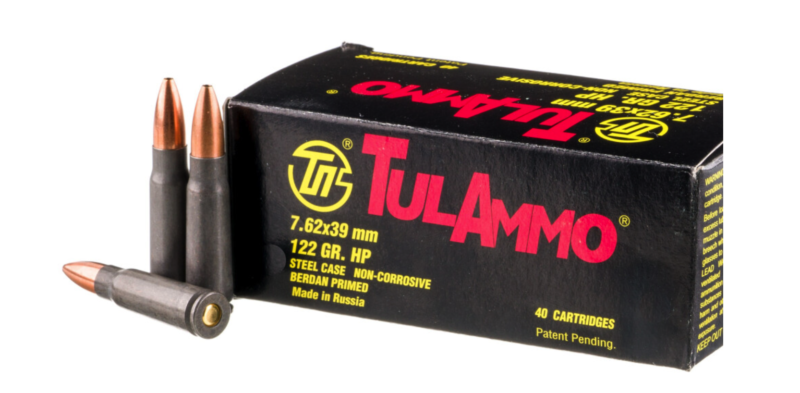 TULA AMMO 7.62X39MM 122GR HP 40 CT