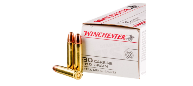 WIN AMMO 30 CARBINE 110GR 50CT