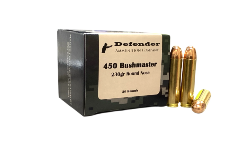 Screenshot 2026-08-21 at 2.33.11 PM DEFENDER 450 BUSHMASTER 230GR RN AMMO 20RDS