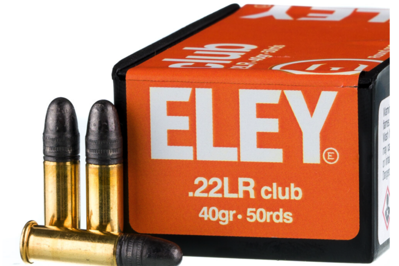 ELEY CLUB 22LR 40GR AMMO 50RDS