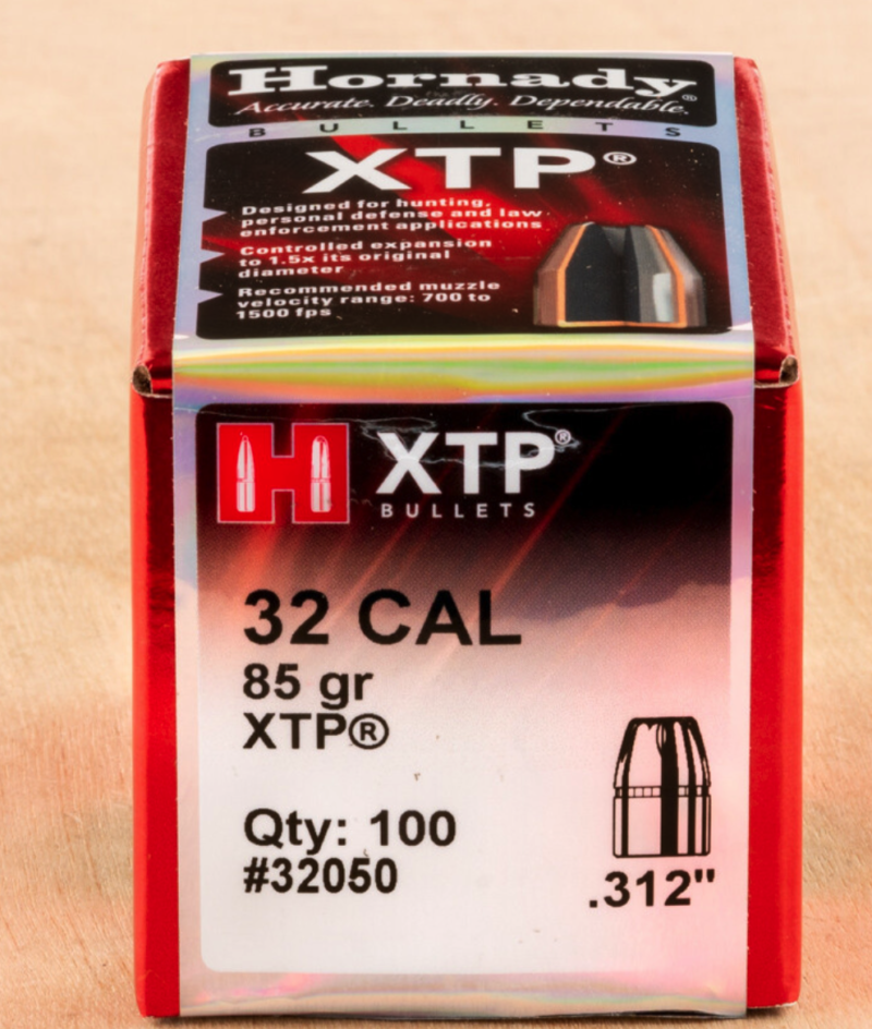 HORNADY 32 CAL 85GR XTP 100CT