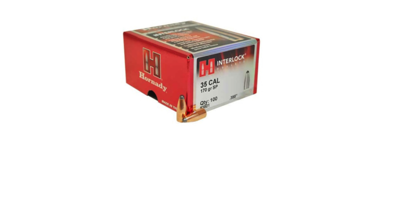 HORNADY 35CAL (.355”) 170GR SP (350 LEGEND) BULLETS 100CT