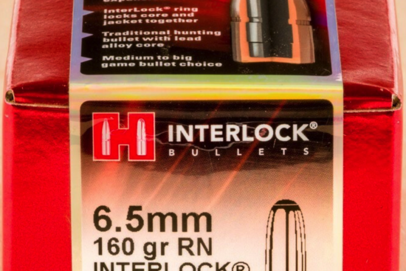 HORNADY 6.5MM 160GR RN INTERLOCK