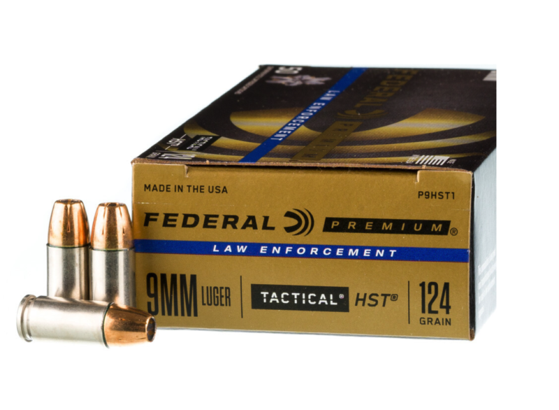FEDERAL 9MM HST 124GR