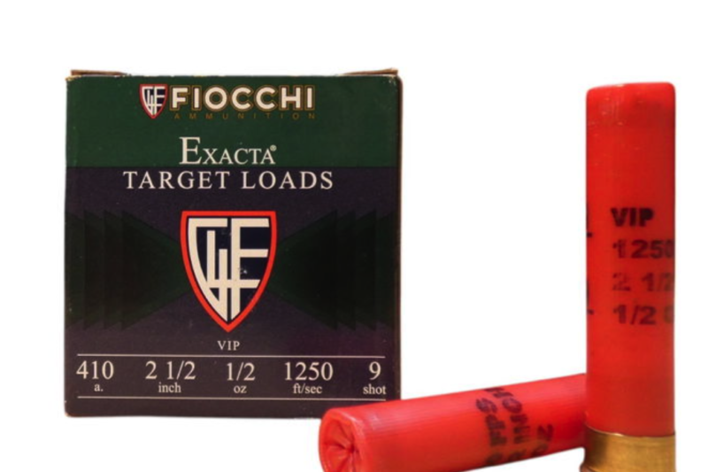FIOCCHI 410 2-1/2” 1250FPS #9 AMMO 25RDS