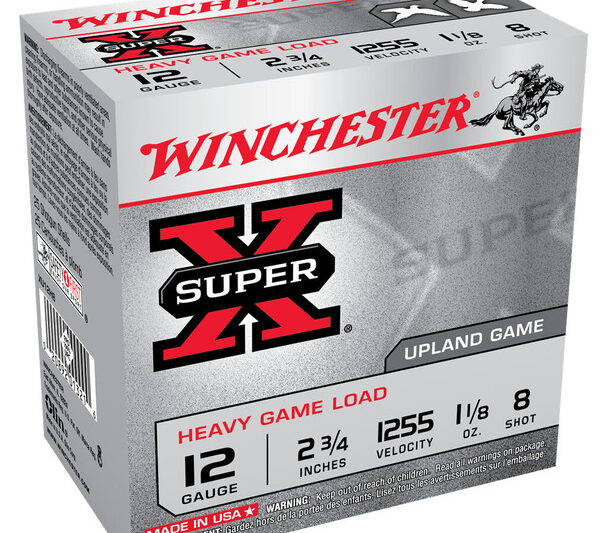 WINCHESTER SUPER-X 12GA 2.75" 1-1/8OZ 1255FPS #6 UPLAND AMMO 25RDS