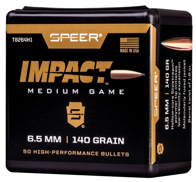 SPEER IMPACT 6.5MM 140GR BULLETS 50CT
