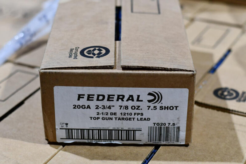 FEDERAL 20GA SHOT #7.5 -CASE