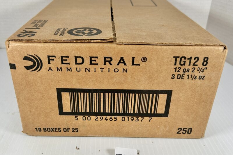 FEDERAL 12GA 2-3/4" 1-1/8OZ #8 CASE