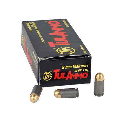 TULA 9MM MAKAROV 92gr FMJ AMMO