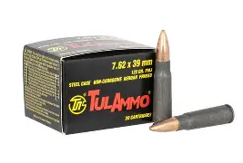 TULA_7.62X39_STEEL_CASE_122GR_FMJ_AMMO_20RDS TULA 7.62X39 STEEL CASE 122GR FMJ AMMO 20RDS