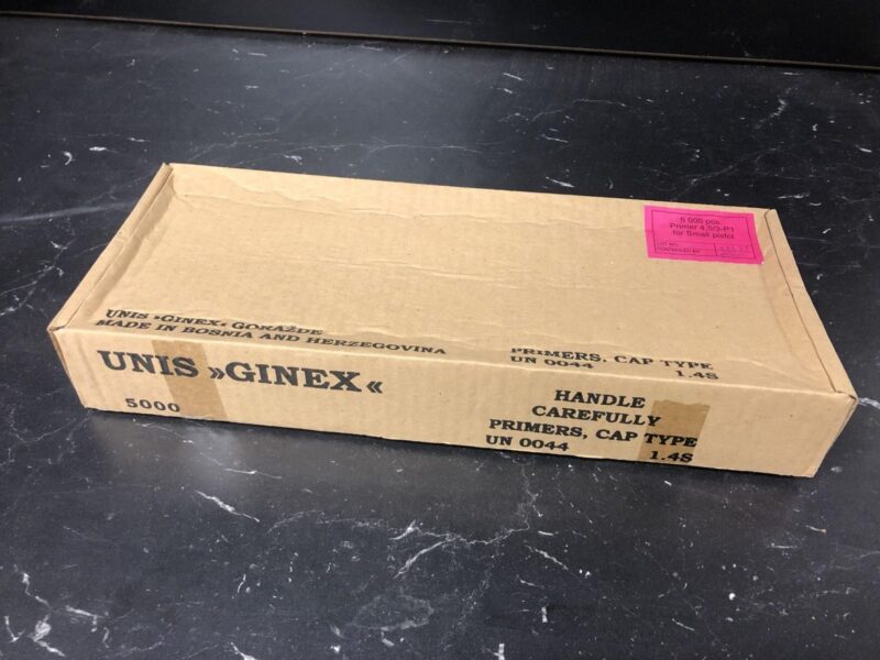 UNIS GINEX SMALL PISTOL PRIMERS CASE