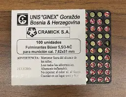 UNIS_GINEX_LARGE_RIFLE_PRIMER-1000ct UNIS GINEX LARGE RIFLE PRIMER-1000ct