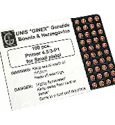 UNIS GINEX SMALL PISTOL PRIMERS CASE