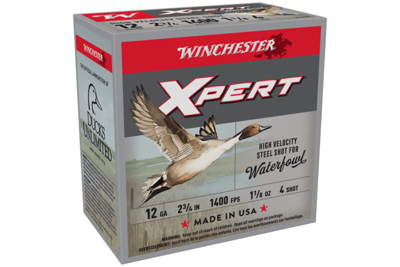 WINCHESTER XPERT 12GA 1-18OZ 1400FPS #4 STEEL