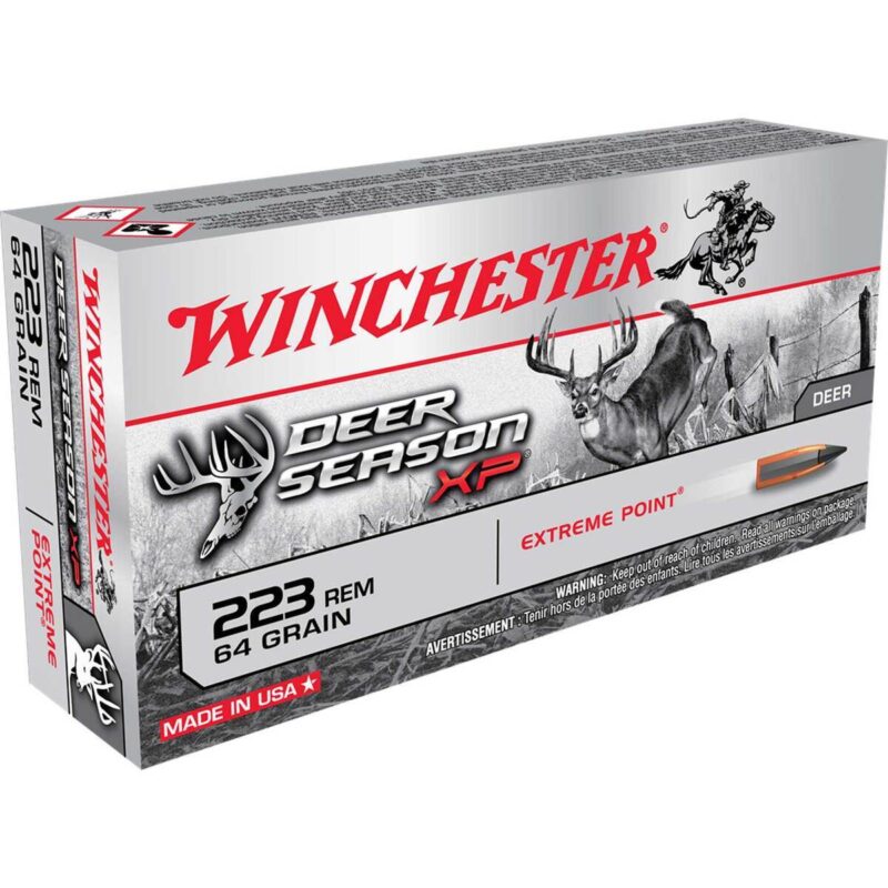 WIN AMMO 223 REM 64GR DEER SEASON XP