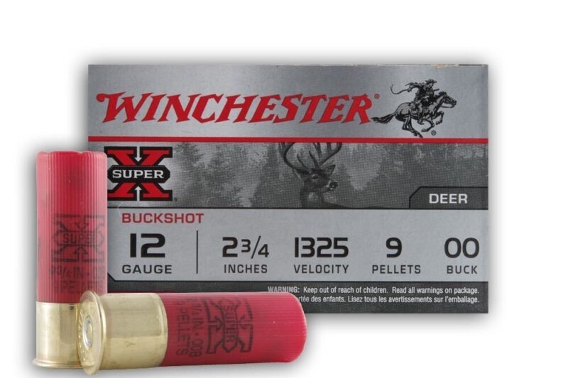 WINCHESTER 12 GA 2.75" 1325FPS SUP-V 00 (9PLT) BUCKSHOT