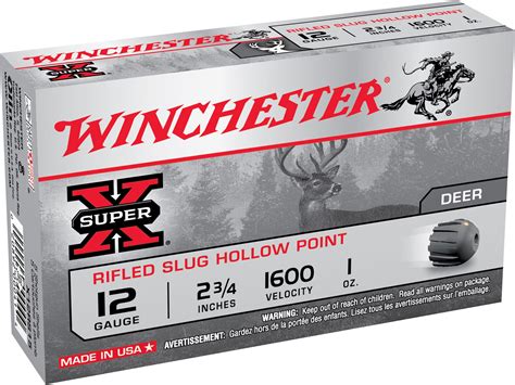 WINCHESTER 12GA BRI RIFLED SLUG 2-3/4 1OZ 1350