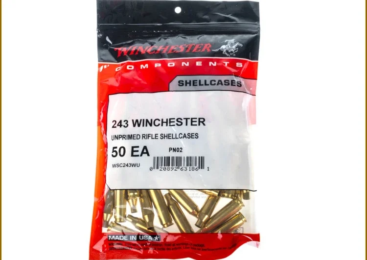 WINCHESTER 243 BRASS 50CT