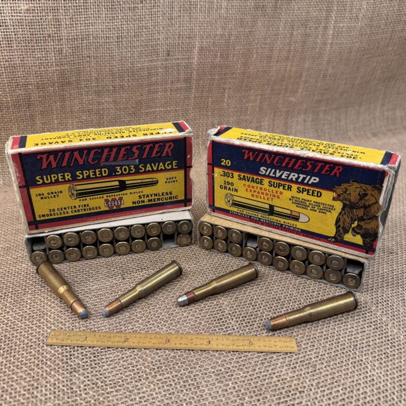 WINCHESTER 303 SAVAGE 190GR SILVERTIP AMMO 20RDS