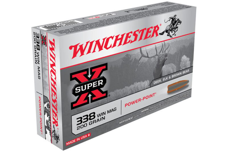 WINCHESTER 338 WIN MAG 200GR SUPER X