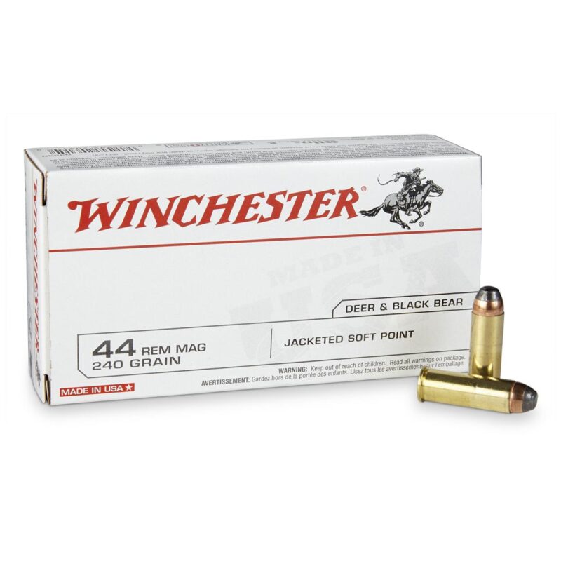 WINCHESTER 44 REM MAG 240GR JSP AMMO 50CT