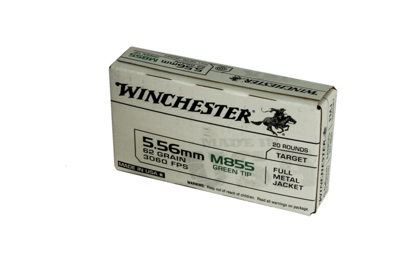 WINCHESTER 5.56 62GR GREEN TIP 20RD