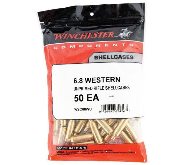 WINCHESTER 6.8 WESTERN WESTERN BRASS 50CT