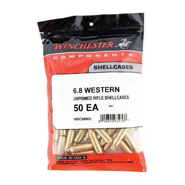 WINCHESTER 6.8 WESTERN WESTERN BRASS 50CT