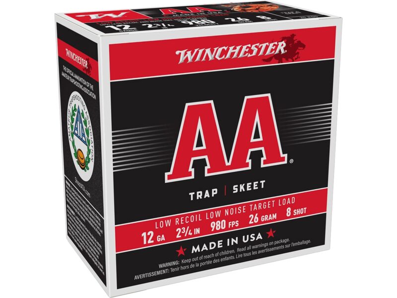 WINCHESTER AA 12GA LOW RECOIL SHOT #8