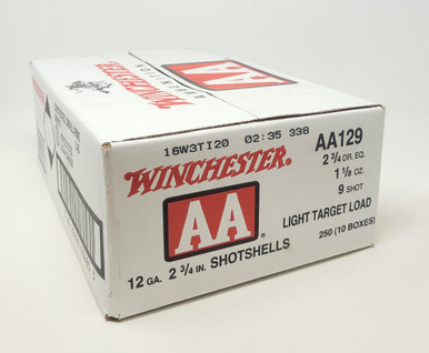 WINCHESTER AA 12GA XTRA-LITE 2.75" #9 SHOT-case