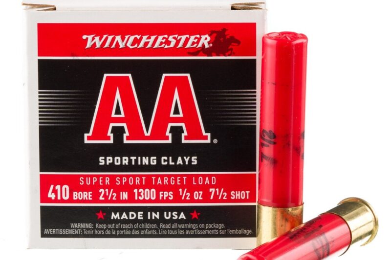WINCHESTER AA 410GA S.C. 12OZ 1300FPS #7.5 2.5" BOX