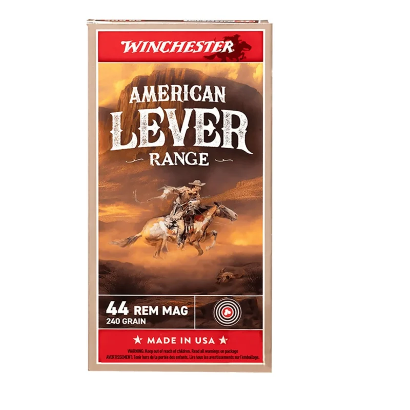 WINCHESTER AMERICAN LEVER 44 REM MAG 240gr JSP 50 RDS
