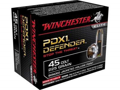 WINCHESTER PDX1 DEFENDER 45 COLT 225GR JHP AMMO 20RDS