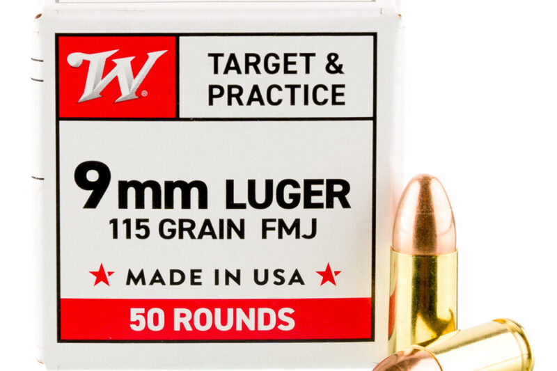 WINCHESTER 9MM LUGER 115GR FMJ 50RDS