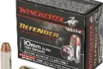 WINCHESTER 10MM 180GR DEFENDER BONDED JHP AMMO 20CT