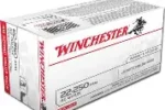 WINCHESTER 22-250 REM 45GR JHP AMMO 40RDS