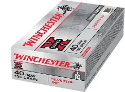 WINCHESTER_40_SW_155GR_SILVER_TIP_JHP_50CT WINCHESTER 40 S&W 155GR SILVER TIP JHP 50CT