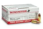 WINCHESTER 9MM 115GR FMJ 100CT