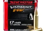 WINCHESTER VARMINT HV 17HMR 17GR VMAX AMMO 50RDS