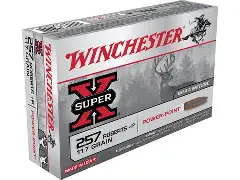 WIN AMMO 257 RBTS +P SUPER-X 117GR PP